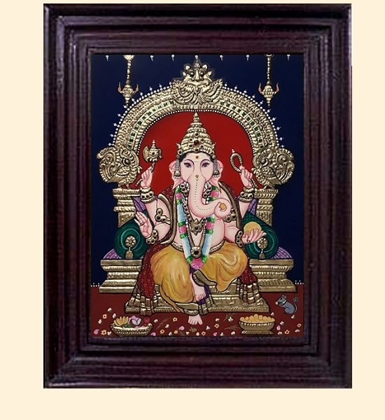 Ganesha 11a - 15x12in (19x16in with frame)