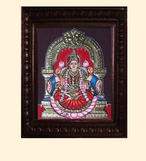 Lakshmi 14 - Dhana Lakshmi - 10x8in (14x12in with frame)