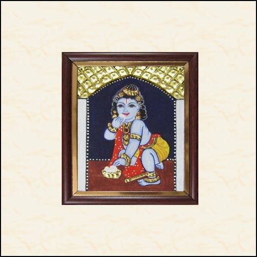 Krishna-MRK3 (size-5x4in - 6x5in framed)