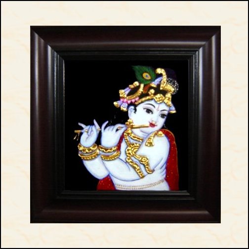 Krishna-MRK4 (size-7x7in - 10x10in framed)